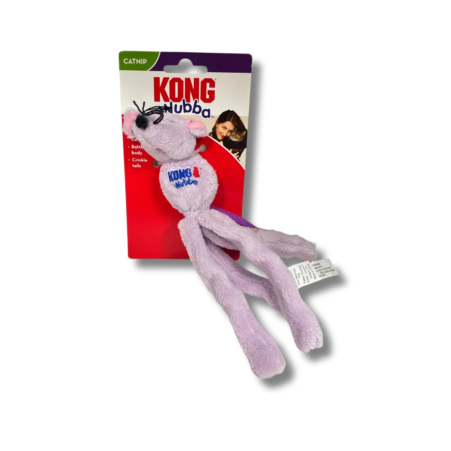 Kong Nubba toy with packaging on a white background